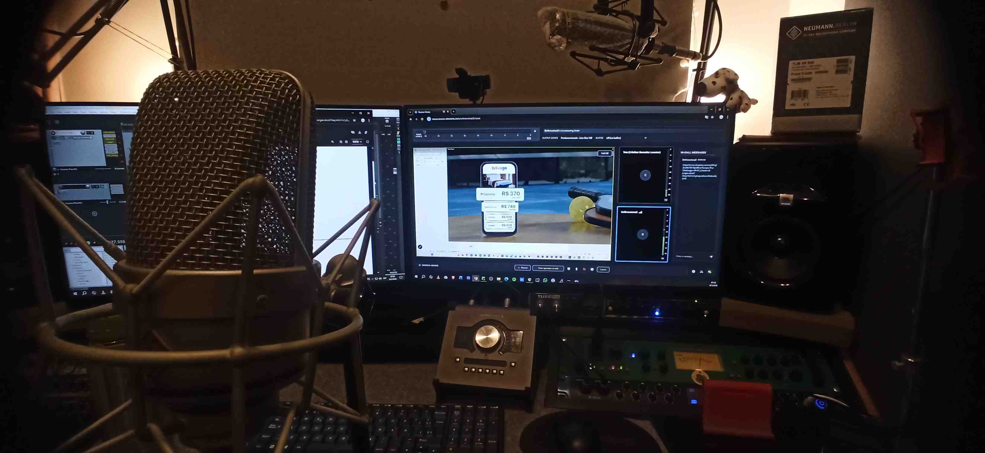 TsuKutchio Trivago Borzatto Neumann TLM 49 Apollo Twin X